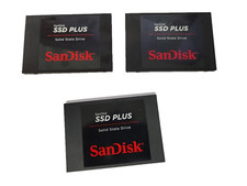 Lot of 3 SanDisk Plus SDSSDA240G 240GB Solid State Drive picture