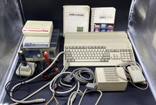 Commodore Amiga 500 Computer Bundle A500 Mouse Joysticks Modems Manuals Disks picture