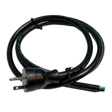 Power Cord 20 Amp 6' NEMA 5-20P to ROJ , Black, 12/3 12AWG, 3 Conductor UL picture