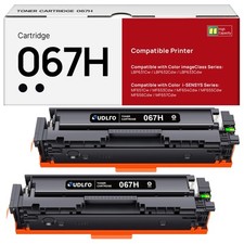 Canon 067H Black Toner Cartridge High Yield 2 Pack for ImageCLASS Printers picture