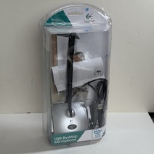 Logitech USB Desktop Microphone 980186-0403 for PC or Mac Skype In Box picture