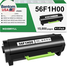 56F1H00 Toner Cartridge Compatible for Lexmark 56F1000 Black Toner Cartridge 56F picture