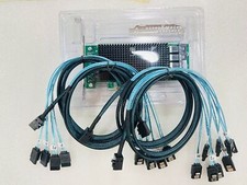 LSI 9400-16i HBA 12 Gbps PCIe 16 Port IT Mode JBOD +4*SFF-8643 SATA Cable picture