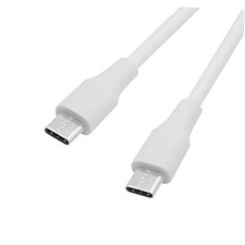 Type-C USB-C Male to Male USB 2.0 Version Data Cable Support PD 65W White 200CM picture
