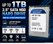 2.5 SATA HDD Up to 1TB Windows 10 11 Pro Preinstalled Ready Drive picture