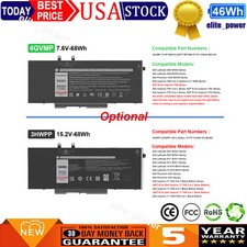 4GVMP/3HWPP Battery For Dell Latitude 5400 E5400 E5500 15 5510 E5510 Series NEW picture