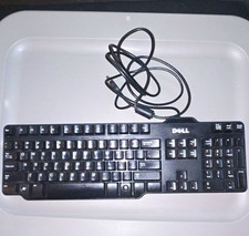 Dell L100 Keyboard Wired USB Black QWERTY English Enhanced Function Keys picture
