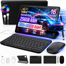 Android 16 Tablet 10.1'' 36GB(6+30）RAM 256GB ROM Widevine L1 WiFi 5/8MP Camera picture