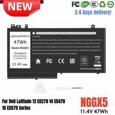✅LOT NGGX5 Battery For Dell Latitude E5270 E5470 E5570 Precision 15-3510 P48F001 picture