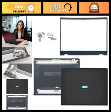 Replacement LCD Back Cover Top Case Lid Bezel Frame with Hinges for 15