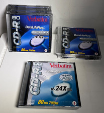 Lot of 19 - Verbatim DataLifePlus AZO Blue CD-R 80Min 700MB - All USA Made picture