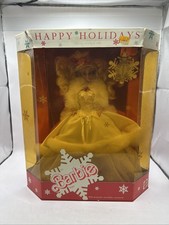 Barbie Holiday Christmas 1989 Happy Holiday Barbie NRFB picture