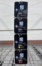 Sealed Set Of Genuine, HP 201A Toners, Black,Cyan,Yellow,Magenta, M252, MFP M277 picture