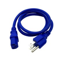 3' Blue Power Cord for VIZIO TV VA26L VW26L VX32L VW32L VU37L VX37L VU42LF VW42L picture