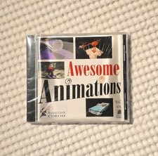 Walnut Creek CDROM Awesome Animations May 1995 Lenticular Case Sealed New picture