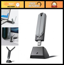 Tri-Band Wi-Fi 7 USB 3.0 Adapter for Desktop PC, High-Speed Wireless Dongle picture