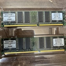 Kingston ValueRAM 256 MB DIMM 266 MHz DDR Memory (KVR-PC2100DDR/256) - LOT OF 2 picture