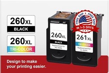 Reemplazo de cartuchos de tinta compatibles 1 negro, 1 tricolor para impresora picture
