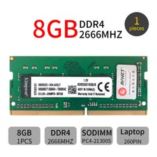 Kingston 8GB DDR4 2666MHz PC4-21300 KVR26S19S8/8 SODIMM 260Pin Laptop Memory RAM picture