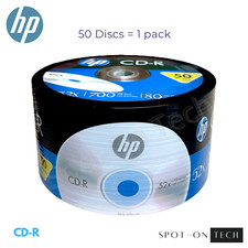 50 HP CD CD-R Logo 52X Blank media disc 700MB - Original, NO ECO - Same day SHIP picture
