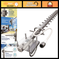 Outdoor 2.4GHz WiFi Yagi Antenna - High Gain Directional Network Signal Booster picture