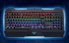Upgraded - Beastron Gaming Keyboard Sapphire Spectrum Edition Backlit Mechanical picture