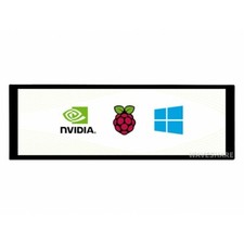 7.9inch 400×1280 Capacitive Touch LCD HDMI IPS Toughened Glass Cover for all RPi picture