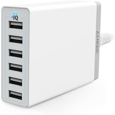 Anker PowerPort 6 60W 6-Port USB Fast Charger Compatible with picture