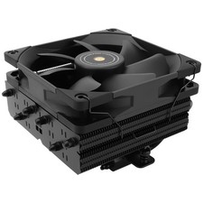 SI-100 Black CPU Air Cooler 6×6mm Heat Pipes TL-E12B PWM Quiet Fan CPU Cooler... picture