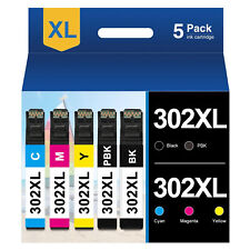 5-Pack 302XL Ink Set Replacement For Epson Expression Premium XP-6000 XP-6100 picture