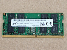 Micron 16GB PC4-2666V DDR4 SODIMM Laptop RAM MTA16ATF2G64HZ-2G6E1 picture