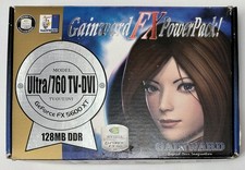 Gainward GeForce FX5600XT AGP Graphics Card (Nvidia, 128MB, Retro, Original Box, 2003) picture