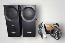 Bose Companion 2 Multimedia Computer Speakers Black Pair Tested Working picture
