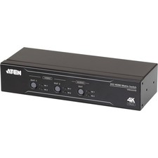 ATEN 2 x 2 True 4K HDMI Matrix Switch with Audio De-Embedder picture