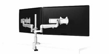 EVOLVE2-MS ~ Dual Motion + Slider Monitor Arm (SILVER) ~ Brand New Sealed Box picture