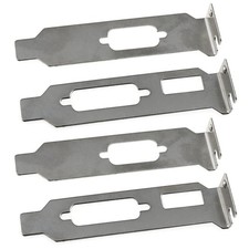 LUORNG 2 Sets Metal Low Profile/Half Height Slot Bracket for HDMI + VGA + DVI... picture