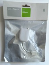 Genuine Apple Mini-VGA to S-Video Composite Video Adapter M9109G/A NEW SEALED picture