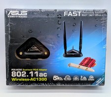 ASUS PCE-AC56 AC1300 Dual Band PCI-E Wireless PCI Express Wi-Fi Adapter NEW picture