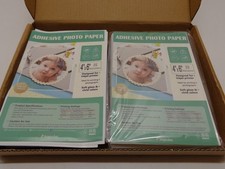 4X6 Self Adhesive Photo Paper, Sticky Glossy Photo Paper for Inkjet Printer, 200 picture