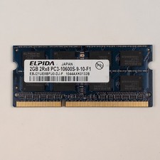 Elpida EBJ21UE8BFU0-DJ-F Laptop Memory 2GB DDR3 PC3-10600S - Tested picture
