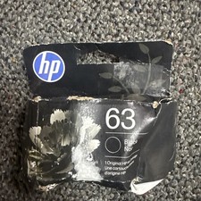 HP 63 F6U62AN Ink Cartridge - Black (F6U62AN#140) picture