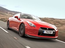 Cars nissan gt r black edition r35 uk spec coupe Desk Mat Stitched picture