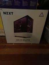 NZXT H510 Elite ATX Mid Tower Case Black Tempered Glass USB Audio Headphone picture
