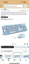 MOFII Wireless Keyboard and Mouse Set Colorful for PC, Laptop, Mac picture