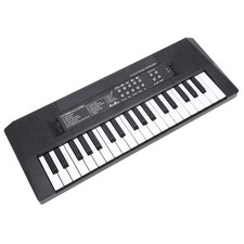 Electric Piano, 37 Keys Rechargeable Piano Keyboard, Portable Size, Dual Power S picture