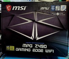 Combo MSI MPG Z490 GAMING EDGE WiFi With  Intel i3 3.70 500GB SSD 32GBRAM Ready  picture