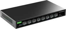 8 Port 10Gb Smart Web Managed SFP+ Switch,10G Optical Easy Managed SFP+ Ethernet picture