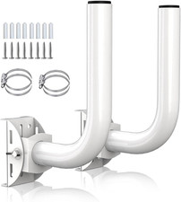 Wireless Bridge Bracket Mount 2-Pack, Pole and Wall Mount, Outdoor WiFi CPE picture