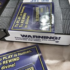 Sticker Blockbuster To PLAY is human. To REWIND is divine Decal 15 pcs picture