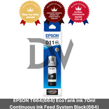 EPSON T664(664) EcoTank ink 70ml Continuous Ink Feed System Express / Genuine picture
